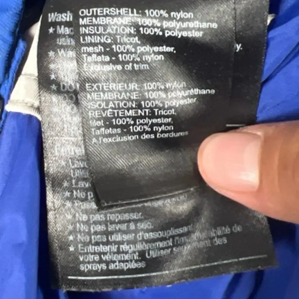 Burton Kids Blue Jacket 100% Nylon Dryride Small Outerwear